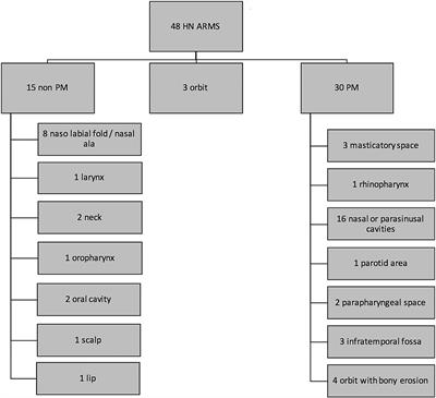 Locoregional Control and Survival in Children, Adolescents, and Young Adults With Localized Head and Neck Alveolar Rhabdomyosarcoma—The French Experience